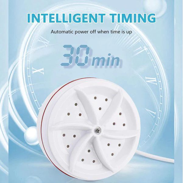 Mini Portable Washing Machine – Turbo Washer for Students & Dorms